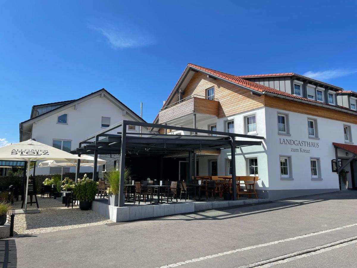 Landgasthaus Zum Kreuz Gbr Isny im Allgäu Kültér fotó